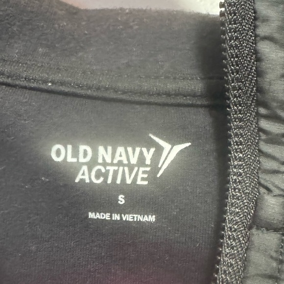 Old navy men’s small green and black active jacket - Picture 2 of 4